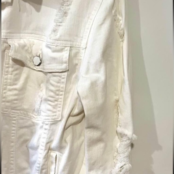 NWT Current/Elliott Oversized Trucker Jacket - Picture 3 of 7